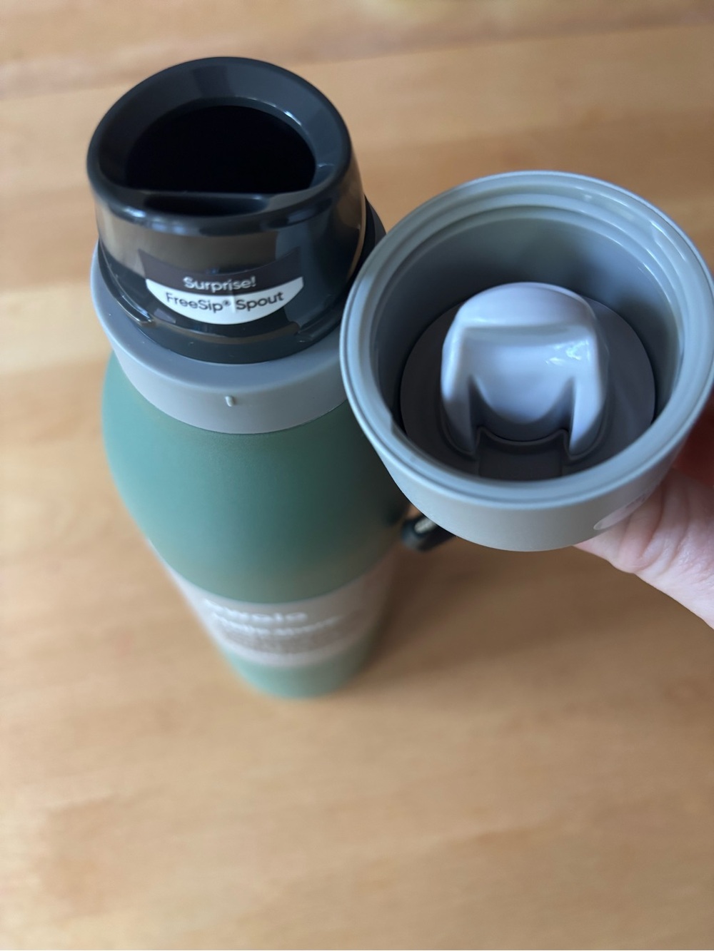 Owala Freesip 2-In-1 SpoutInsulated Sage Green Stainless Steel Water Bottle 24oz - Picture 4 of 5